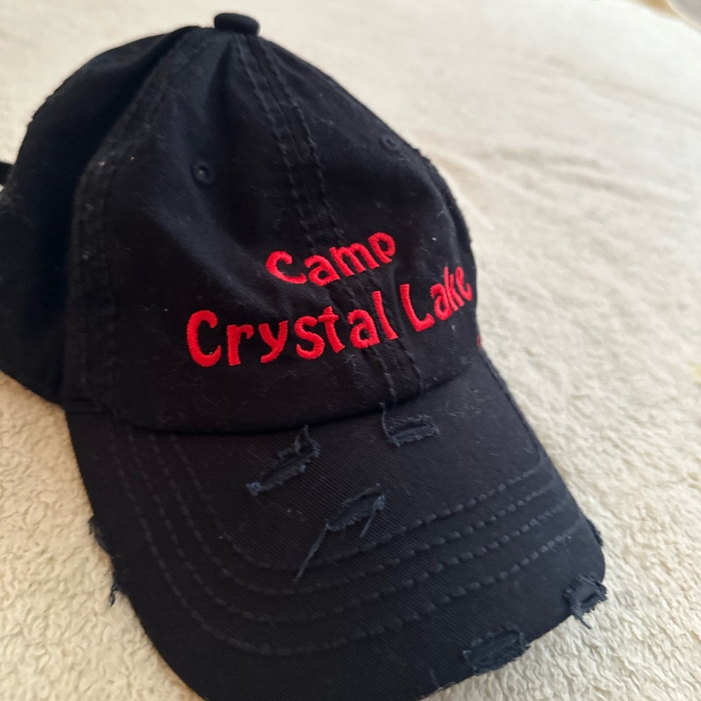 Camp Crystal Lake Hat. One Size Fits All. Never Worn.